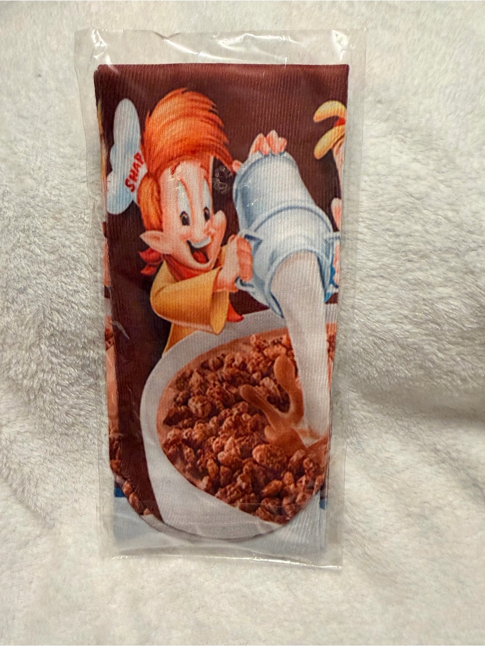 Kellogg’s Rice Krispies Snap Crackle Pop Cereal Graphic Socks